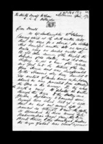 6 pages written 2 Apr 1872 by Robert Hart to Sir Donald McLean in Wellington, from Inward family correspondence - Robert Hart (brother-in-law)