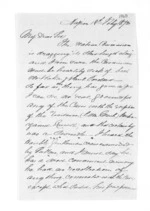 3 pages written 18 Feb 1873 by Alexander Kennedy in Napier City to Sir Donald McLean, from Inward letters -  Alexander Kennedy