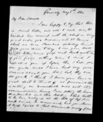 4 pages written 6 May 1864 by Archibald John McLean in Glenorchy to Sir Donald McLean in Napier City, from Inward family correspondence - Archibald John McLean (brother)
