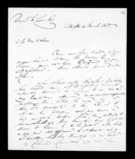 4 pages written 4 Mar 1850 by Robert Roger Strang in Wellington to Sir Donald McLean in New Plymouth, from Family correspondence - Robert Strang (father-in-law)