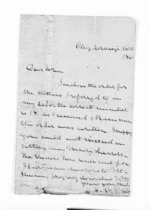 1 page written 19 Nov 1863 by Hector William Pope Smith in Aorangi to Sir Donald McLean, from Inward letters - Surnames, Sma - Smi