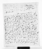 5 pages written 8 Jul 1858 by James Wathan Preece in Coromandel to Sir Donald McLean in Auckland Region, from Inward letters - James Preece