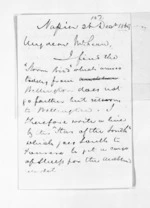 3 pages written 21 Dec 1869 by John Gibson Kinross in Napier City to Sir Donald McLean, from Inward letters -  John G Kinross