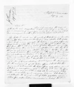 4 pages written 29 Aug 1861 by James Wathan Preece in Coromandel to Sir Donald McLean in Auckland Region, from Inward letters - James Preece