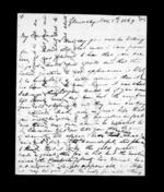5 pages written 8 Nov 1869 by Archibald John McLean in Glenorchy to Sir Donald McLean, from Inward family correspondence - Archibald John McLean (brother)