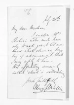 5 pages written 20 Jul 1873 by Henry Challis to Sir Donald McLean, from Inward letters - Surnames, Car - Cha