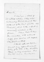 2 pages written by Christopher William Richmond, from Inward letters - Sir Thomas Gore Browne (Governor)