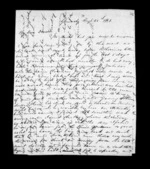 5 pages written 25 Aug 1863 by Archibald John McLean in Glenorchy to Sir Donald McLean, from Inward family correspondence - Archibald John McLean (brother)