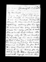 2 pages written 28 Dec 1863 by Archibald John McLean in Glenorchy to Sir Donald McLean, from Inward family correspondence - Archibald John McLean (brother)
