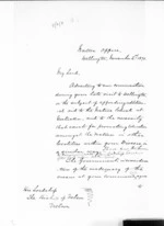 9 pages written 2 Nov 1870 by an unknown author in Wellington City to Nelson Region, from Native Minister - Native schools