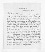 4 pages written 22 Nov 1859 by Rev Henry Hanson Turton in Auckland Region to Sir Donald McLean, from Inward letters -  Rev Henry Hanson Turton