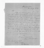2 pages written 24 May 1859 by Henry Thomas Spratt in Wairarapa to Sir Donald McLean, from Inward letters - Surnames, Spe - Sta