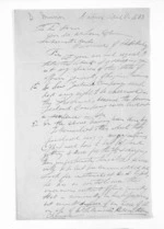 4 pages written 2 Apr 1863 by Daniel Marquis Munn in Napier City to Sir Donald McLean, from Inward letters - Daniel Munn