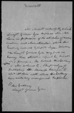 1 page written by Joseph Jenner Merrett to Edward John Eyre, from Inward letters - Joseph J Merrett