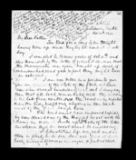 4 pages written 12 Oct 1872 by Sir Robert Donald Douglas Maclean to Sir Donald McLean, from Inward family correspondence - Douglas Maclean (son)