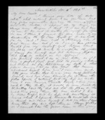 4 pages written 5 Nov 1861 by Archibald John McLean in Maraekakaho to Sir Donald McLean, from Inward family correspondence - Archibald John McLean (brother)