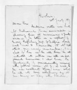 4 pages written 30 Jan 1857 by Rev Henry Hanson Turton to Sir Donald McLean, from Inward letters -  Rev Henry Hanson Turton