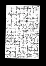 5 pages written 13 Feb 1864 by Archibald John McLean in Maraekakaho to Sir Donald McLean, from Inward family correspondence - Archibald John McLean (brother)