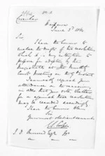 1 page written 3 Jun 1864 by George Sisson Cooper in Waipawa to John Davies Ormond, from Inward letters - George Sisson Cooper