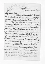 4 pages written 4 Sep 1873 by Robert Smelt Bush in Raglan to Sir Donald McLean, from Inward letters - Robert S Bush