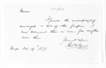 1 page written 19 Oct 1871 by George Thomas Fannin in Napier City, from Inward letters - G T Fannin