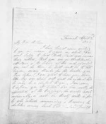 3 pages written 2 Apr 1853 by Sarah Frances Webster in Taranaki Region to Sir Donald McLean, from Inward letters - Surnames, Web - Wee