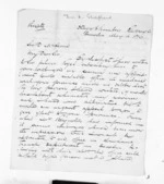 2 pages written 16 May 1876 by Thomas L Shepherd in Dunedin City to Sir Donald McLean, from Inward letters - Surnames, She - Sid