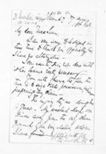 2 pages written by Edward Spencer Curling to Sir Donald McLean, from Inward letters - E S Curling