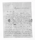 3 pages written 21 Jun 1860 by Samuel Deighton in Wanganui to Sir Donald McLean in Wellington, from Inward letters - Samuel Deighton