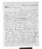 3 pages written 9 Oct 1863 by John Gibson Kinross in Napier City to Sir Donald McLean, from Inward letters -  John G Kinross