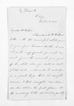 5 pages written 2 Feb 1852 by E Shand in Otago Province (1854-1876) to Sir Donald McLean, from Inward letters - Surnames, Sey - She