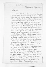 2 pages written 9 Sep 1875 by W Watson in Tauranga, from Inward letters - Surnames, War - Wat