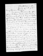 5 pages written 9 Jul 1870 by Sir Robert Donald Douglas Maclean in Auckland Region to Sir Donald McLean, from Inward family correspondence - Douglas Maclean (son)