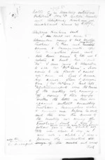 15 pages written 29 Jun 1872 by Sir Donald McLean in Auckland Region, from Native Minister - Meetings with Waikato chiefs and final pacification of the King Country