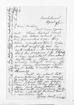 1 page written 9 Apr 1870 by Sir Julius Vogel in Auckland City to Sir Donald McLean, from Inward letters - Julius Vogel