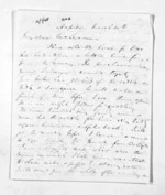 4 pages written 30 Mar 1857 by George Sisson Cooper in Napier City to Sir Donald McLean, from Inward letters - George Sisson Cooper