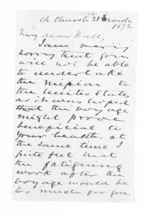 4 pages written 21 Mar 1872 by Sir Donald McLean in Christchurch City to Sir John Hall, from Inward letters -  Sir John Hall