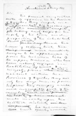 6 pages written 11 May 1864 by Sir Donald McLean in Auckland Region, from Superintendent, Hawkes Bay and Government Agent, East Coast - Papers