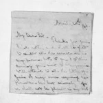 4 pages written 28 Apr 1846 by Rev Henry Hanson Turton to Sir Donald McLean, from Inward letters -  Rev Henry Hanson Turton