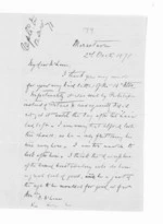 2 pages written 2 Dec 1871 by John Chilton Lambton Carter to Sir Donald McLean, from Inward letters - J C Lambton Carter