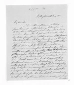 4 pages written 28 May 1860 by William Nicholas Searancke in Wellington to Sir Donald McLean, from Inward letters - W N Searancke