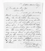 2 pages written 5 Dec 1857 by Daniel Marquis Munn in Napier City to Sir Donald McLean in Auckland City, from Inward letters - Daniel Munn