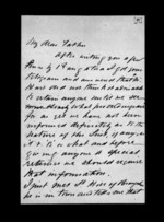 3 pages written 7 Apr 1875 by Sir Robert Donald Douglas Maclean to Sir Donald McLean, from Inward family correspondence - Douglas Maclean (son)