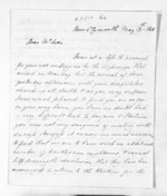 3 pages written 12 May 1848 by Henry King in New Plymouth to Sir Donald McLean, from Inward letters -  Henry King
