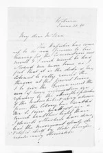4 pages written 23 Jun 1860 by Thomas Purvis Russell in Woburn to Sir Donald McLean, from Inward letters - Thomas Purvis Russell