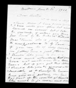 4 pages written 20 Jun 1853 by Archibald John McLean in Melbourne to Donald McLean, from Inward family correspondence - Archibald John McLean (brother)