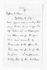 4 pages written by Sir Thomas Robert Gore Browne to Sir Donald McLean, from Inward letters -  Sir Thomas Gore Browne (Governor)