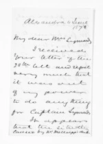 2 pages written 4 Jun 1872 by Sir Donald McLean in Alexandra, from Outward drafts and fragments