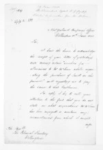 2 pages written 18 Jun 1850 by Sir William Fox to Wellington, from Native Land Purchase Commissioner - Papers