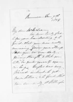 5 pages written 7 Dec 1859 by Sophia W Kingdon in Remuera to Sir Donald McLean, from Inward letters -  Kingdon, George and Sophia